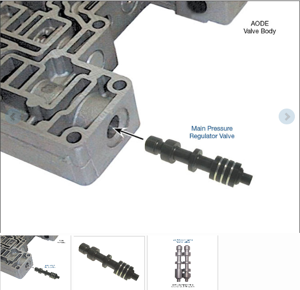 aod e 4r70 75 valve main pressure regulator 1996-up sonnax Automatic transmission