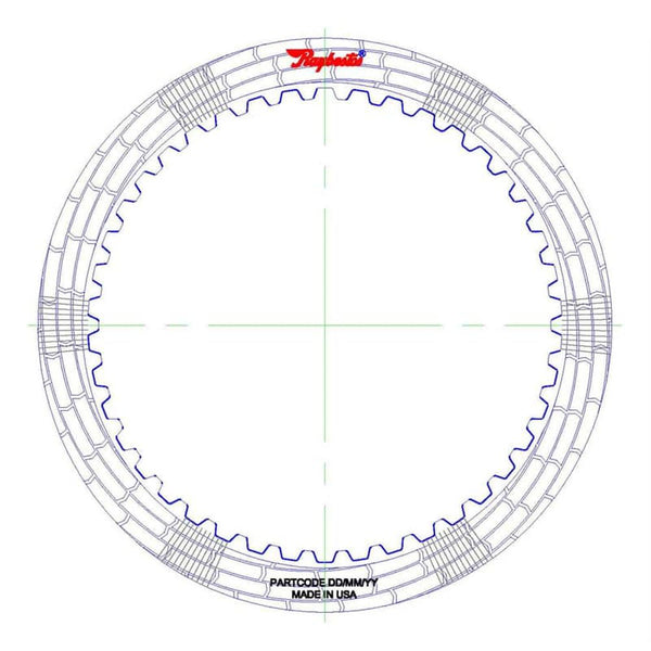 8L90 C3 (1 3 5 6 7) (Waved) HT Friction Clutch Plate 2015-ON