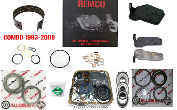 4L60E 4L65E 4L70E [93-08] Complete Automatic Transmission Rebuild Kit - Full Master Overhaul Set with Clutches Steels Gaskets Washer and Bushing Kit Seals & Filter
