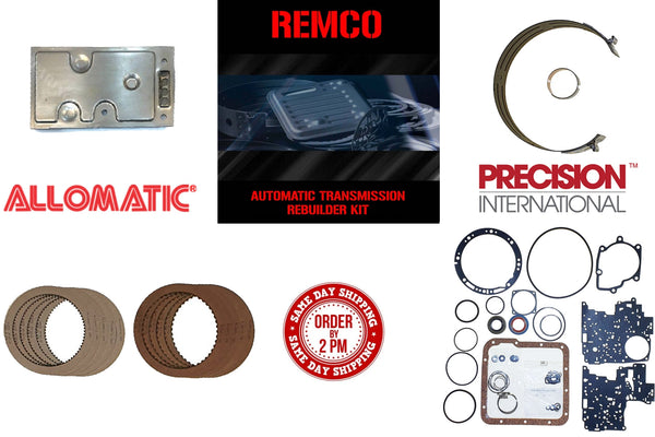 C-3(74-87) TRANSMISSION REBUILT KIT OVERHAULT CLUTCHES FRONT BAND PUMP BUSHING FILTER