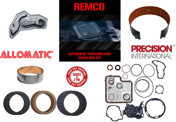 c-6 (68-up) transmission rebuilt kit overhault kit clutches front band pump bushing and filter Automatic transmission