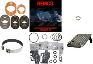 4L80E(90-96) TRANSMISSION REBUILT KIT WITH OVERHAULT KIT CLUTCHES FRONT BAND PUMP BUSHING AND FILTER