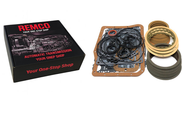 AW450-43LE [98-UP] Automatic Transmission Rebuild Kit - Complete Set with Gaskets Seals & Friction Plates