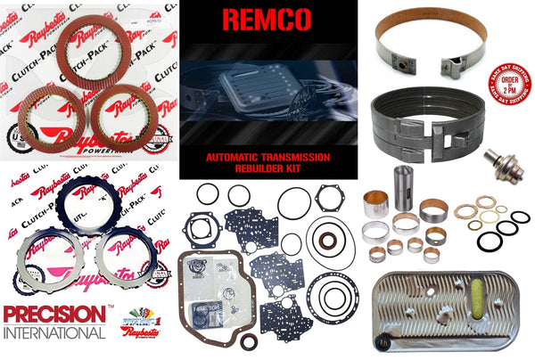 th400 (65-up) transmission rebuilt kit deluxe performance stage-1 bands bushings washers modulator Automatic transmission
