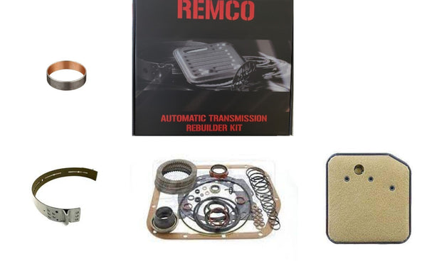 A904(72-98) TRANSMISSION REBUILT KIT WITH OVERHAULT KIT CLUTCHES FRONT BAND PUMP BUSHING AND FILTER
