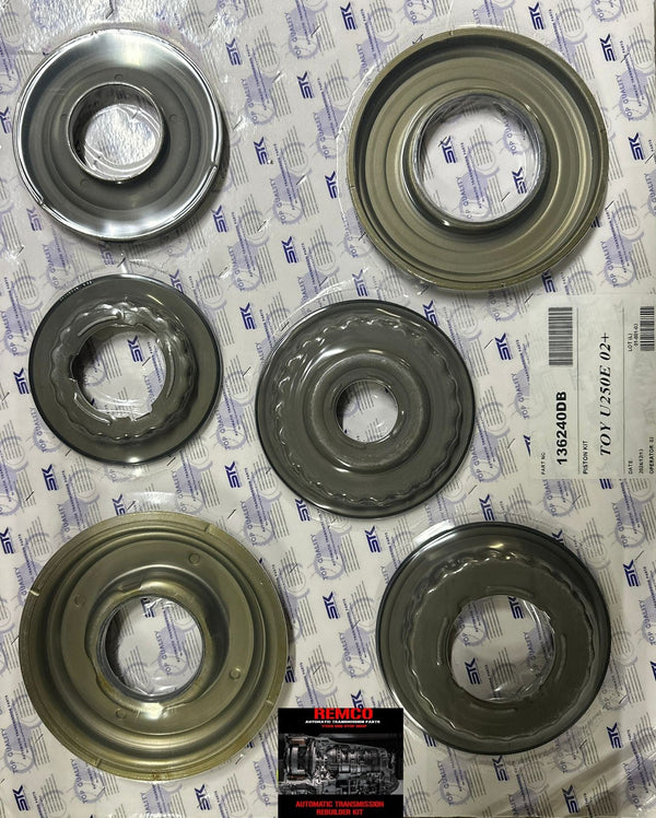 U250 U251 6 Pz AUTOMATIC TRANSMISSION PISTON KIT STK