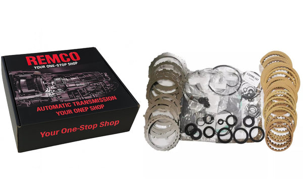 4EAT F4EAT F4AEL 1 SIDE PAN [90-UP] Automatic Transmission Rebuilt Master Kit - Includes Seals Gaskets Friction Plates & Steel Plates Complete Master Set