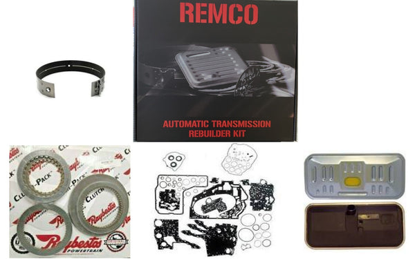 4T80E(93-06) TRANSMISSION REBUILT KIT WITH OVERHAULT KIT CLUTCHES FRONT BAND AND FILTER