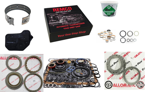 4l60e (97-03) transmission rebuilt kit deluxe rebuilt kit bands bushings washers filter Automatic transmission