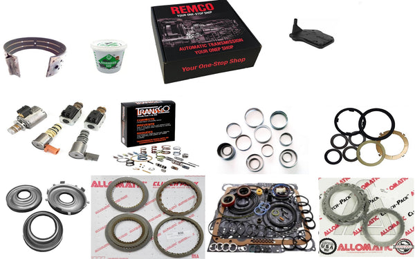 4l60e (97-03) transmission rebuilt kit deluxe rebuilt kit bands bushings washers pistons solenoids filter Automatic transmission