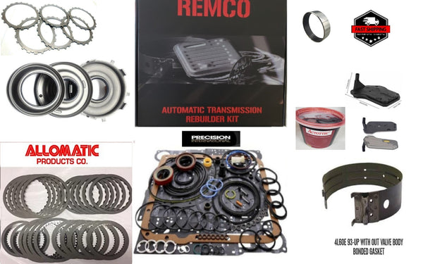4L60 [93-13] Automatic Transmission Rebuild Kit - Full Overhaul Kit with High energy Clutches Front Band Pump Bushing & Filter