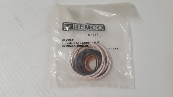 Ring Kit A604 Teflon (15-Total) 1989-Up