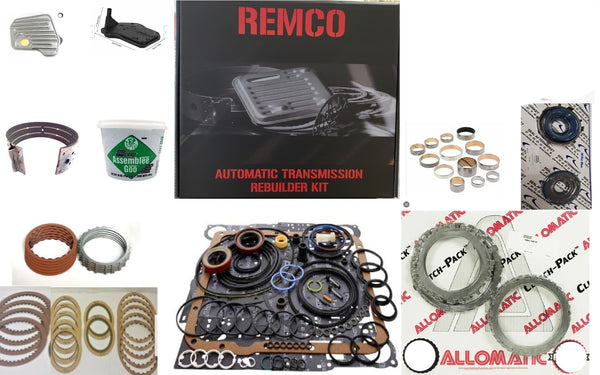 4L60E(93-97) TRANSMISSION REBUILT KIT W3-4 POWER PACK FRONT BAND PUMP PISTONS BUSHING FILTER