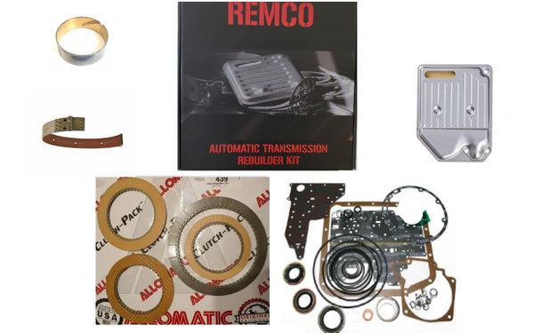 aod(80-93) TRANSMISSION REBUILT KIT WITH OVERHAULT KIT CLUTCHES FRONT BAND PUMP BUSHING AND FILTER