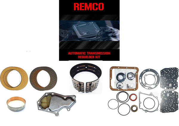 C-3(74-87) TRANSMISSION REBUILT KIT OVERHAULT CLUTCHES FRONT BAND PUMP BUSHING FILTER