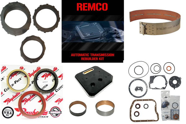 A518 46RE 47RE 46RH(90-02) TRANSMISSION REBUILT KIT STAGE-1 Raybestos RED CLUTCHES STEELS BAND FILTER