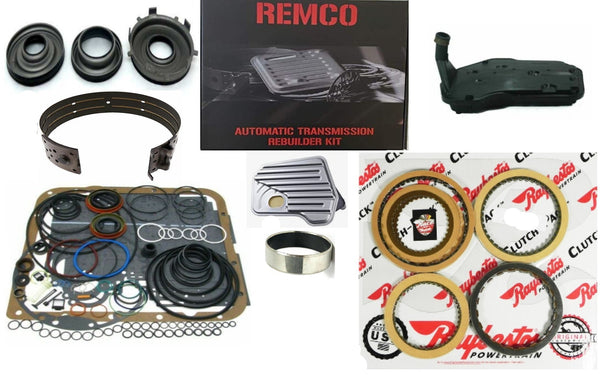 4l60e rebuilt kit w Raybestos friction module band pump bushing filter and piston kit (93-03) Automatic transmission