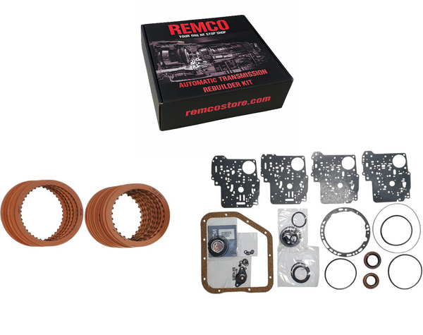 TH200 [77-UP] Automatic Transmission Rebuild Kit - Complete Set with Gaskets Seals & Friction Plates