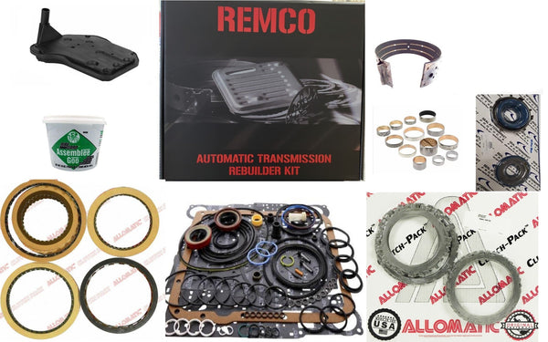 GM4L60E(97-03) REBUILDER KIT STAGE-1 RED CLUTHES AND 34 KOLENE STEEL BUSHINGS BANDA PISTONS FILTER