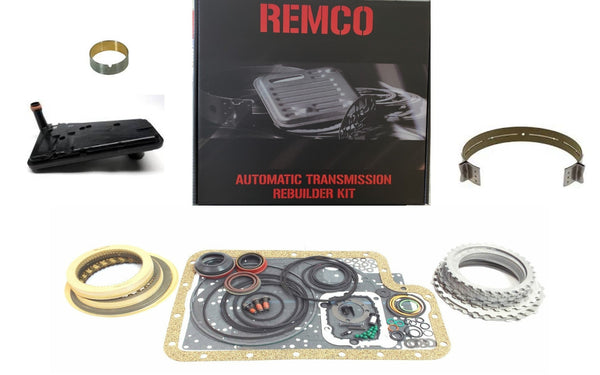 4r100 (98-up) transmission rebuilt kit rebuilt kit clutches steels front band pump bushing filter Automatic transmission