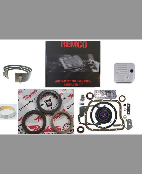 48RE(03-UP) TRANSMISSION REBUILT KIT WITH OVERHAULT KIT CLUTCHES FRONT BAND PUMP BUSHING AND FILTER