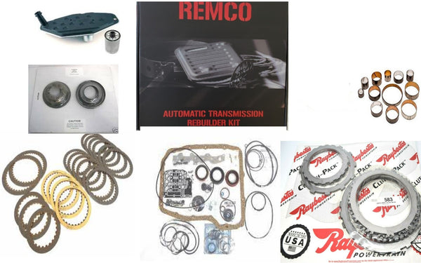 DELUXE REBUILD KIT OVERHAULTFRICTIOSSTEEELSFILTERSBUSINGWASHERPISTON KIT (99-03)45RFE545RFE