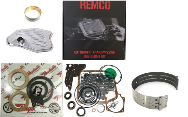 4R75W(04-UP) TRANSMISSION REBUILT KIT Raybestos CLUTCHES FRONT BAND FILTER