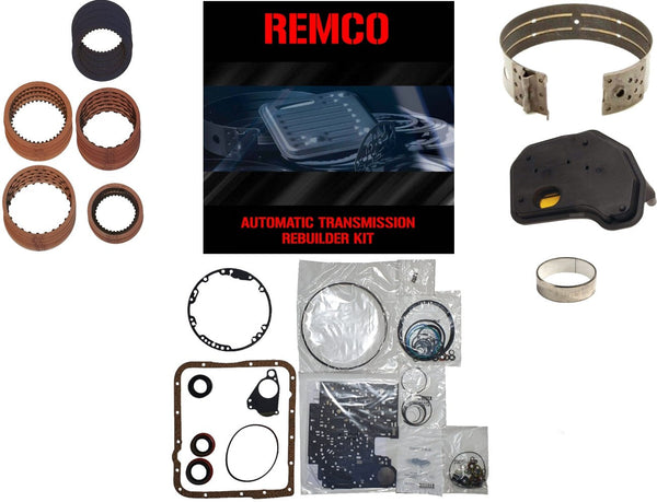4L60E  4L65E  4L70E (2007-Up) Automatic Transmission Rebuild Kit - Includes Clutches Overhaul Gasket Kit Front Band Pump Bushing & Deep Pan Filter