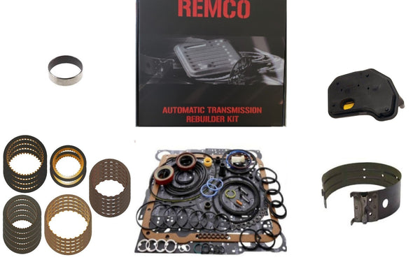 4l60e (97-03) transmission rebuilt kit overhault kit clutches front band pump bushing and filter Automatic transmission