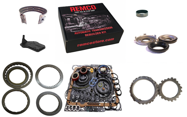 4l60e (97-03) transmission rebuilt kit overhault kit high energy clutches front band pump bushing piston kit and filter Automatic transmission