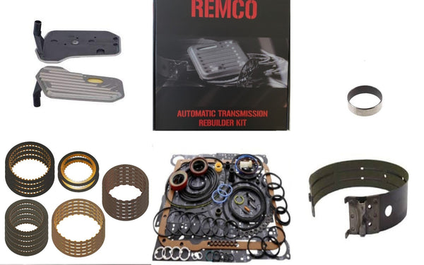4L60E(93-97) TRANSMISSION REBUILT KIT WITH OVERHAULT KIT CLUTCHES FRONT BAND PUMP BUSHING AND FILTER