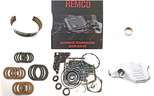 4r70w (97-03) transmission rebuilt kit overhault kit clutches front band pump bushing and filter Automatic transmission