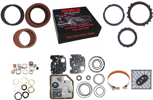 TH250  TH350 C [68-UP] Complete Automatic Transmission Rebuild Kit - Full Master Overhaul Set with Clutches Steels Gaskets Washer and Bushing Kit Seals & Filter Friction Plates Bands Bushing Kit Washer Kit