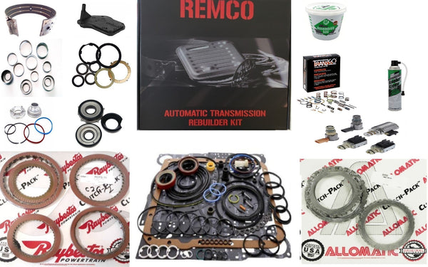 4L60E(97-02) TRANSMISSION DELUXE PERFORMANCE KIT STAGE-1 RED PISTONS SOLENOIDS MORE.
