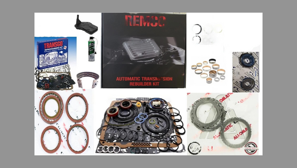 gm 4l65e 4l60e (04-up) transmission rebuilt kit deluxe kit performance stage-1 band bushings reprograming filter Automatic transmission