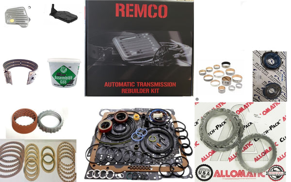 4l60e (93-03) transmission rebuilt kit w  3-4 power pack front band pump pistons bushing filter Automatic transmission
