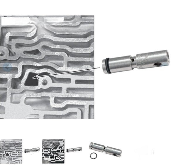 700-r4 4l60e ball & capsule 3rd accumulator (improve 2-3 shift feel) (in case under vb) sonna.x Automatic transmission