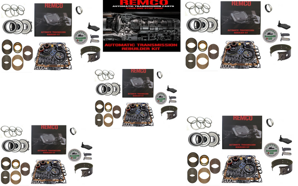 4L60 4l65 E CASE WITH 5-Automatic transmission Rebuild Kit (93-2013) High energy friction pack filter band pump bushing piston kit-steels for 34 section