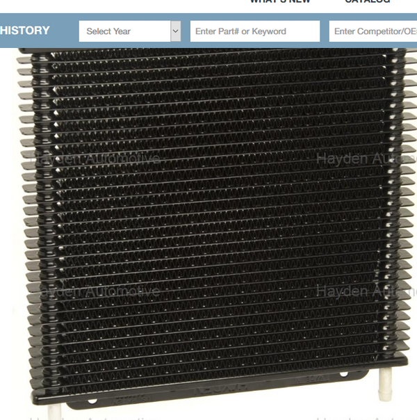 cooler perfomance 30000 lb hayden Automatic transmission